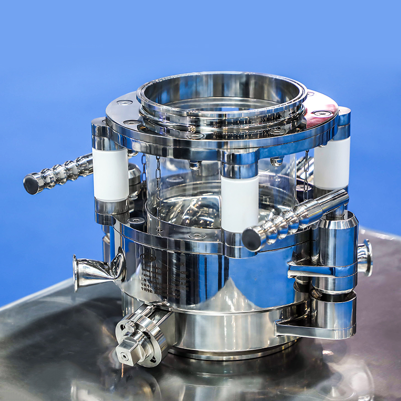 Aseptyczny dzielony zawór motylkowy