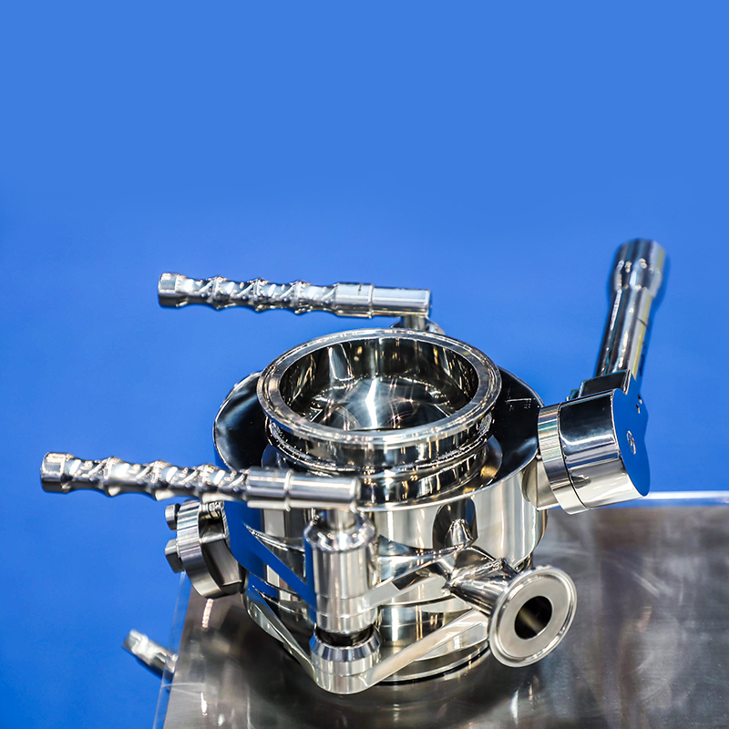 Aseptyczny dzielony zawór motylkowy