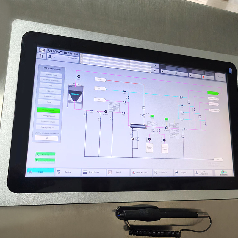 Maszyna czyszcząca GMP